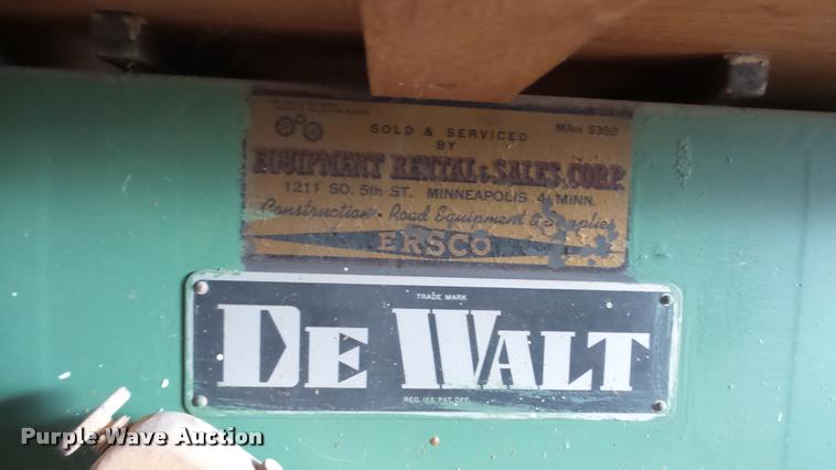 image for item DF9244 DeWalt 6E56 radial arm saw