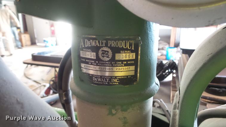 image for item DF9244 DeWalt 6E56 radial arm saw