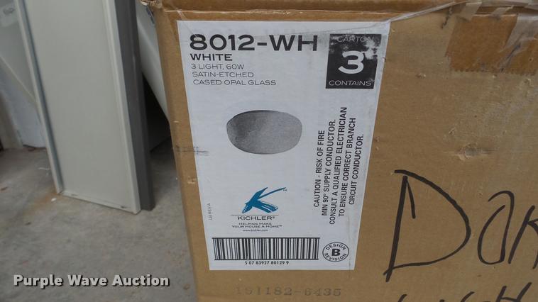 image for item DF9248 (3) Kichler Oplal glass lights