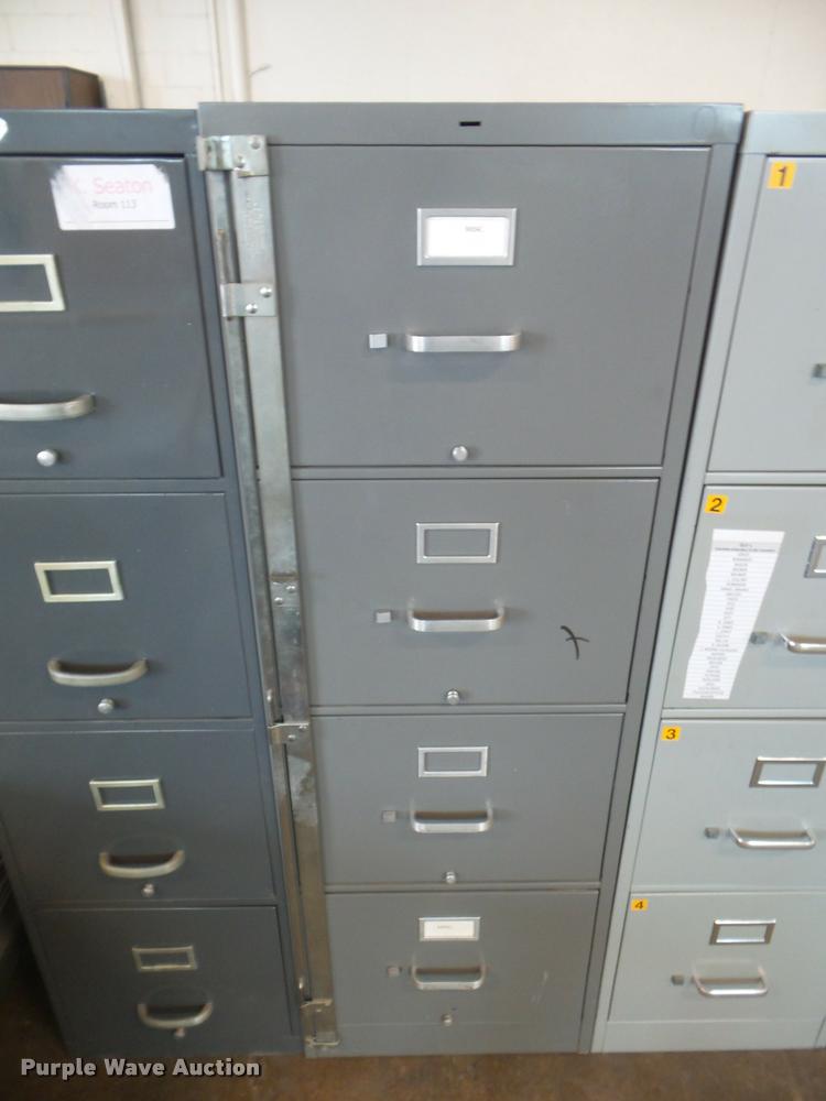 image for item DG9382 (6) four drawer filing cabinets