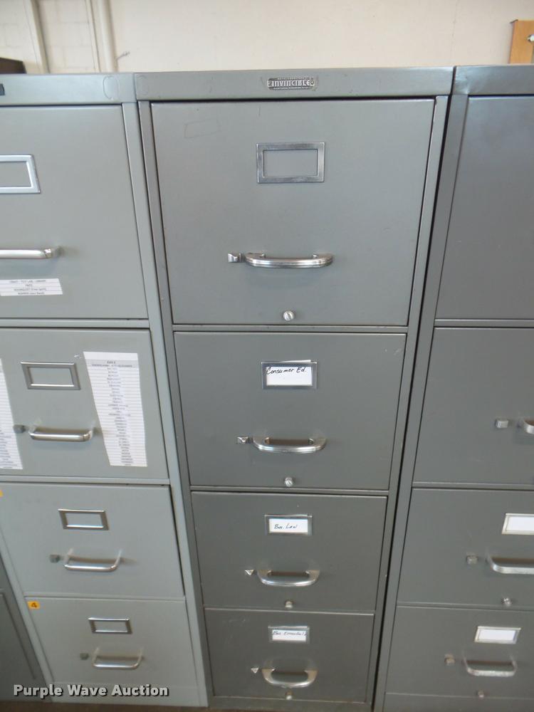image for item DG9382 (6) four drawer filing cabinets
