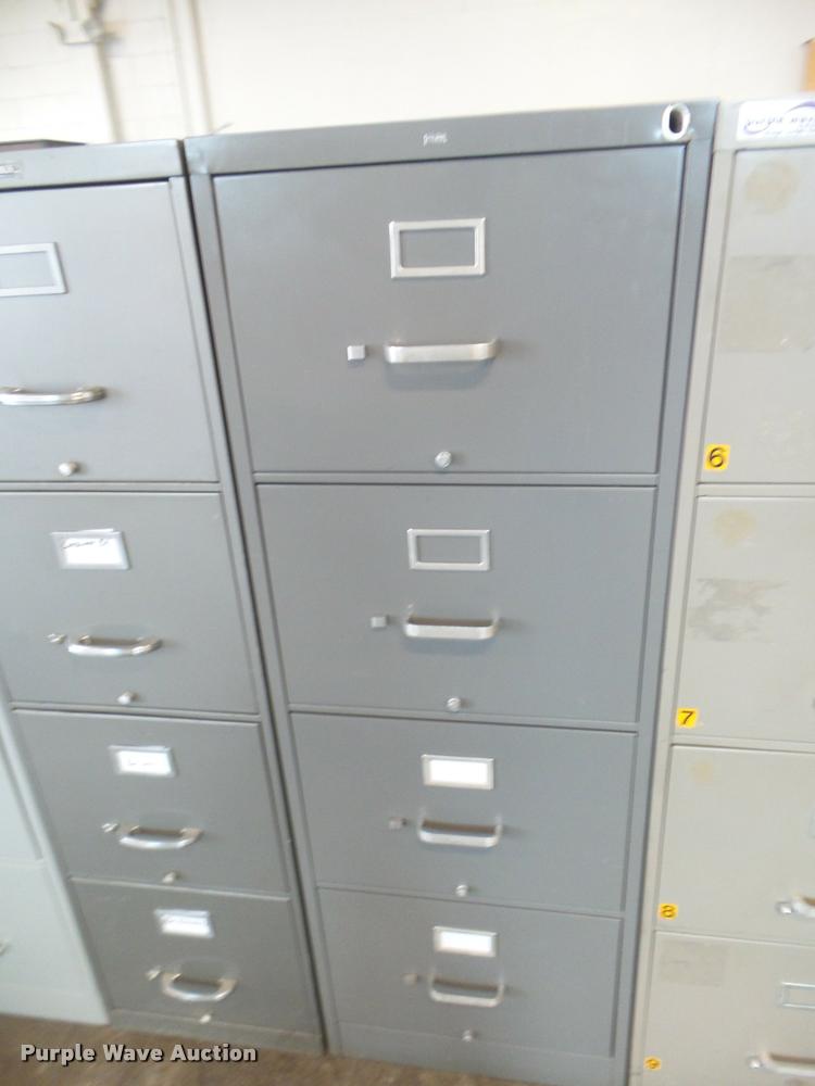 image for item DG9382 (6) four drawer filing cabinets