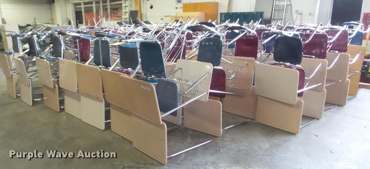 image for item DG9398 Approximately 120 school desk/chair combinations