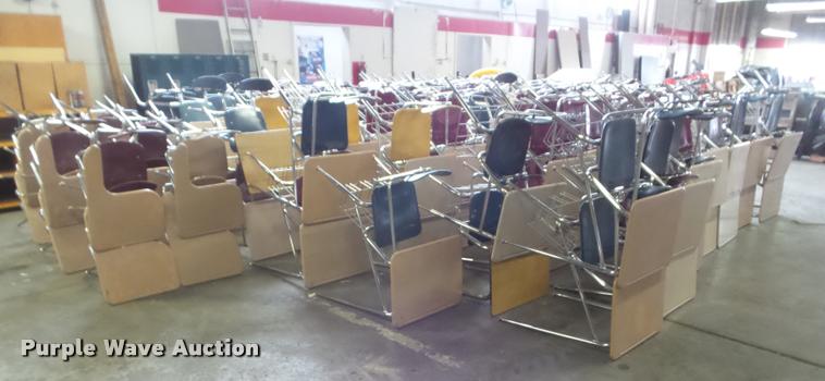 image for item DG9398 Approximately 120 school desk/chair combinations