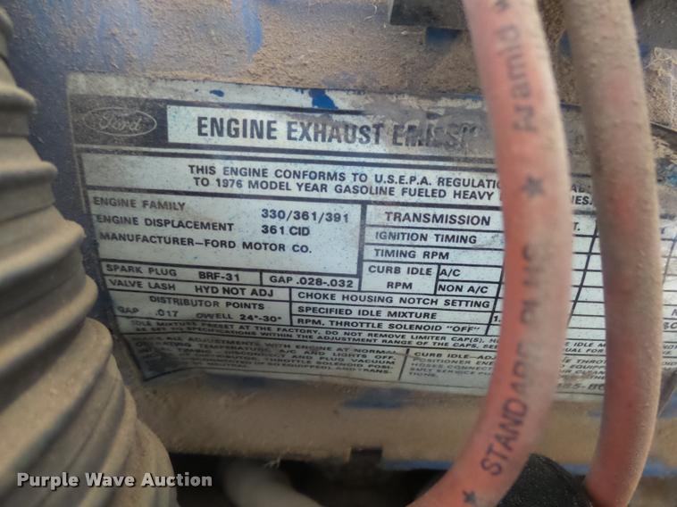 image for item DI9561 Ford 361 C.I.D. V8 gas engine