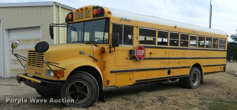 image for item J8801 1998 International 3800 Am Tran school bus