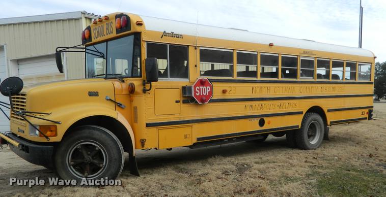 image for item J8801 1998 International 3800 Am Tran school bus