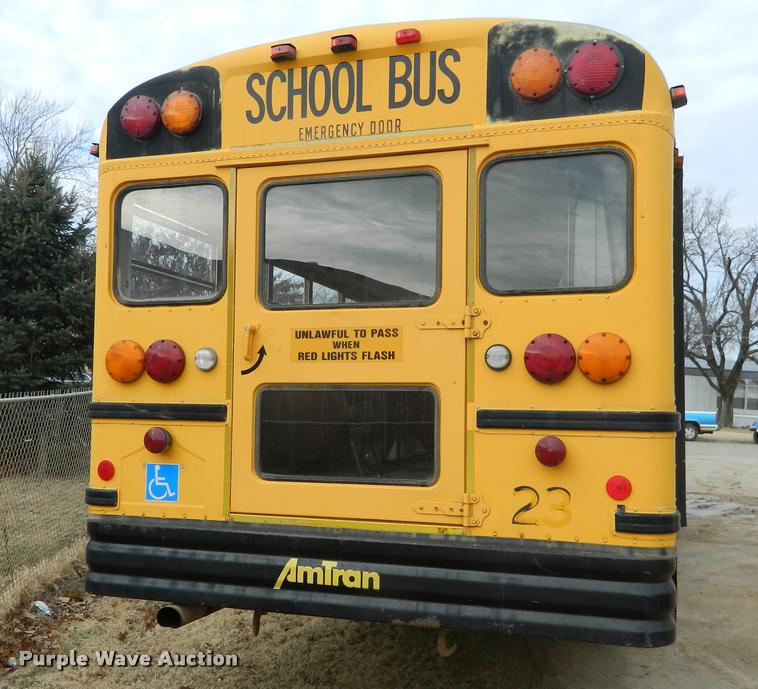image for item J8801 1998 International 3800 Am Tran school bus