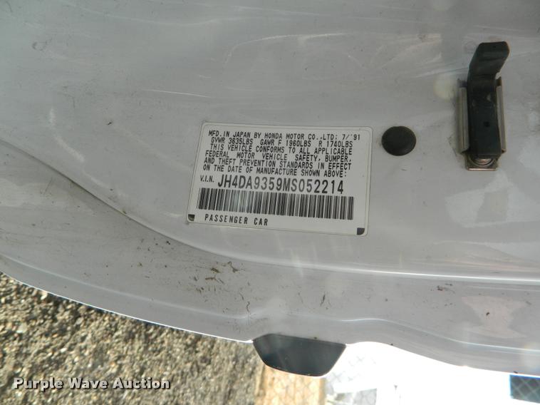 image for item J8811 1991 Acura Integra