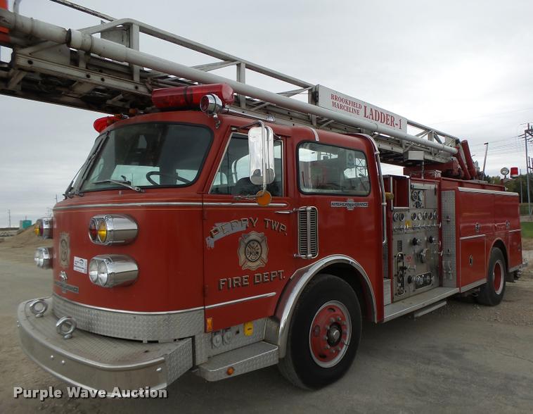 image for item K5651 1981 American Lafrance 75W/C fire truck