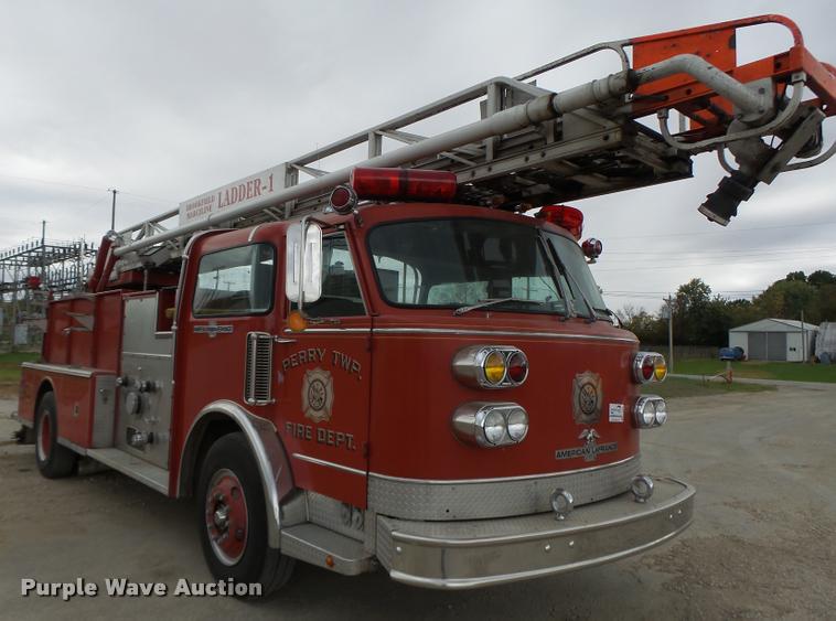 image for item K5651 1981 American Lafrance 75W/C fire truck