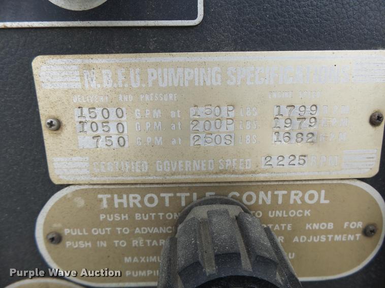 image for item K5651 1981 American Lafrance 75W/C fire truck