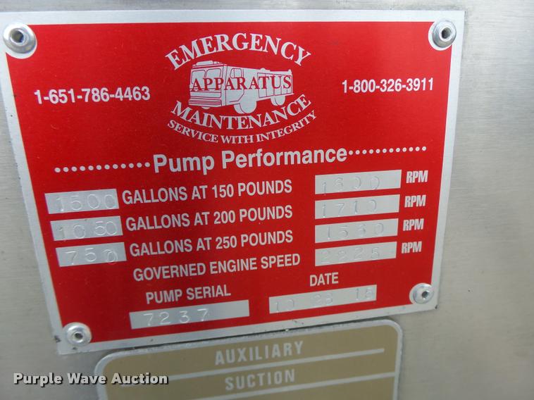 image for item K5651 1981 American Lafrance 75W/C fire truck