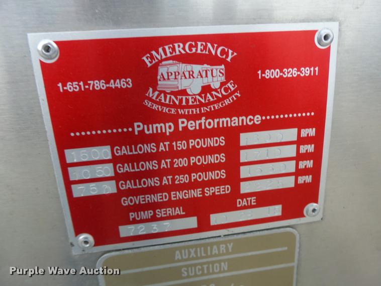 image for item K5651 1981 American Lafrance 75W/C fire truck