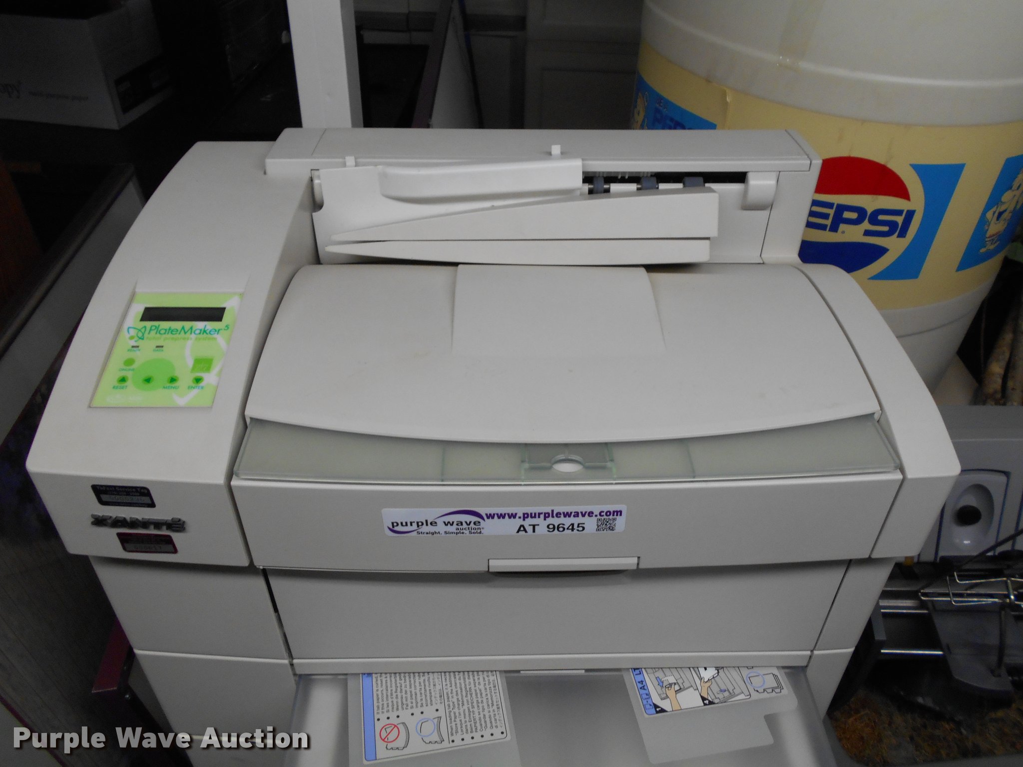Xante Plate Maker 5 printer in Wichita, KS Item AT9645 sold Purple Wave