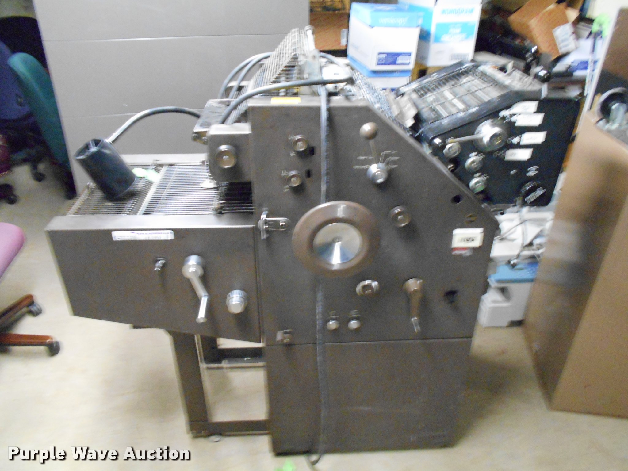 AB Deck 8820 offset printing press in Wichita, KS Item AT9650 sold