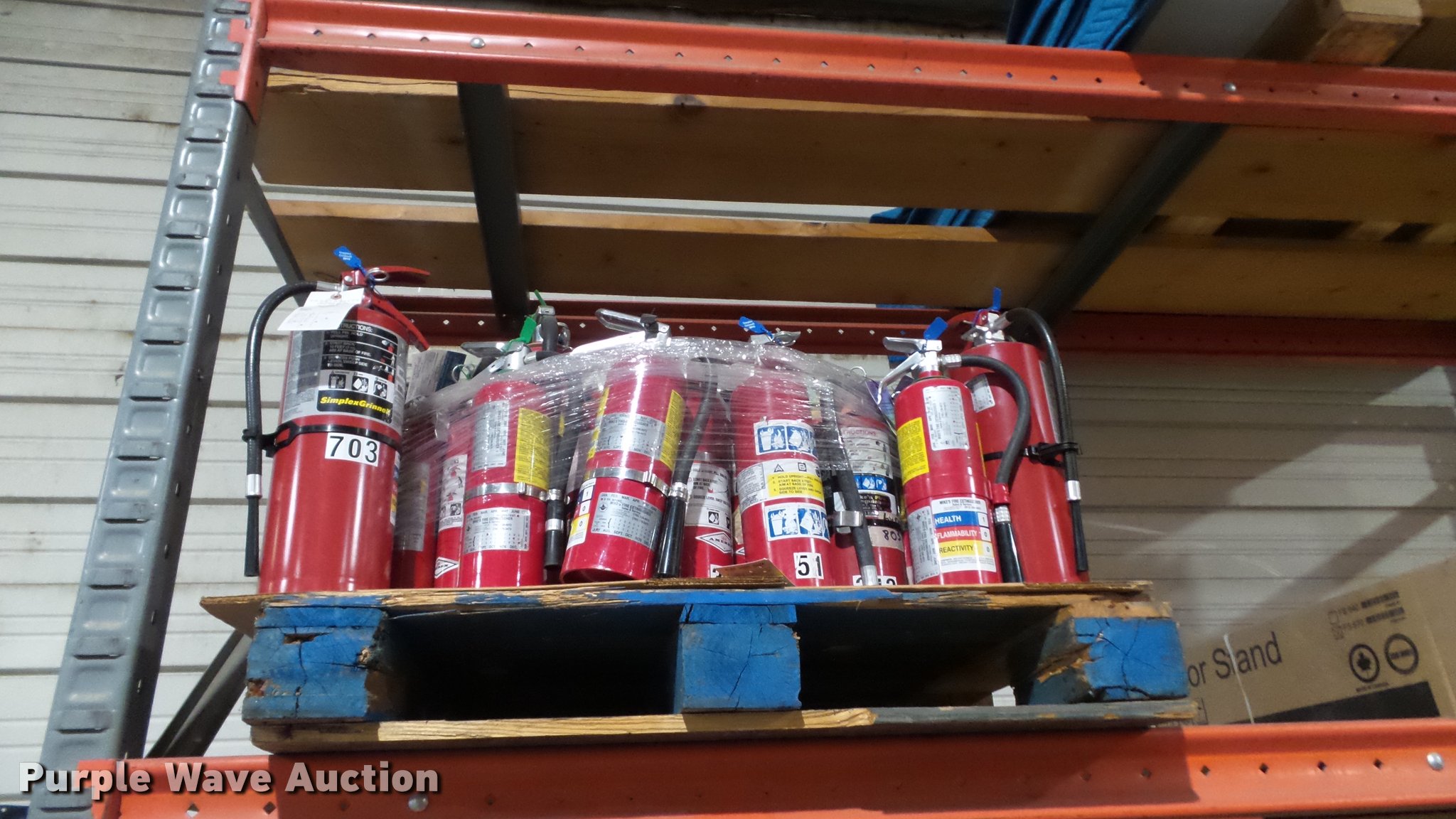 Approximately 50 fire extinguishers in Junction City, KS Item BU9215