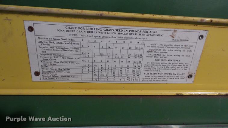 image for item DF9212 John Deere FB8 grain drill