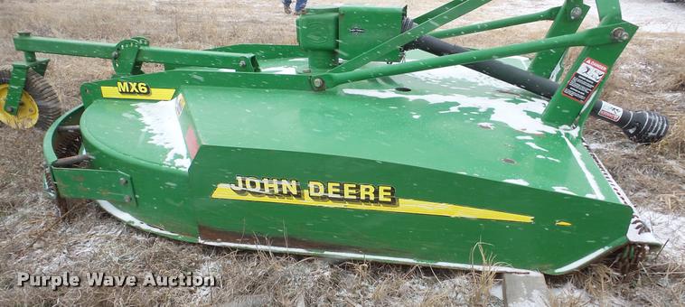 image for item DF9214 John Deere MX6 rotary mower