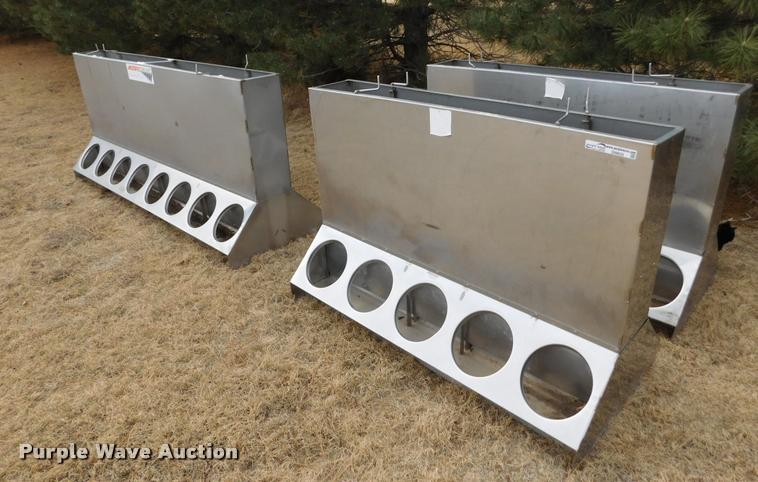 Moore Feed Saver Stainless Steel Hog Feeders Item Di9633