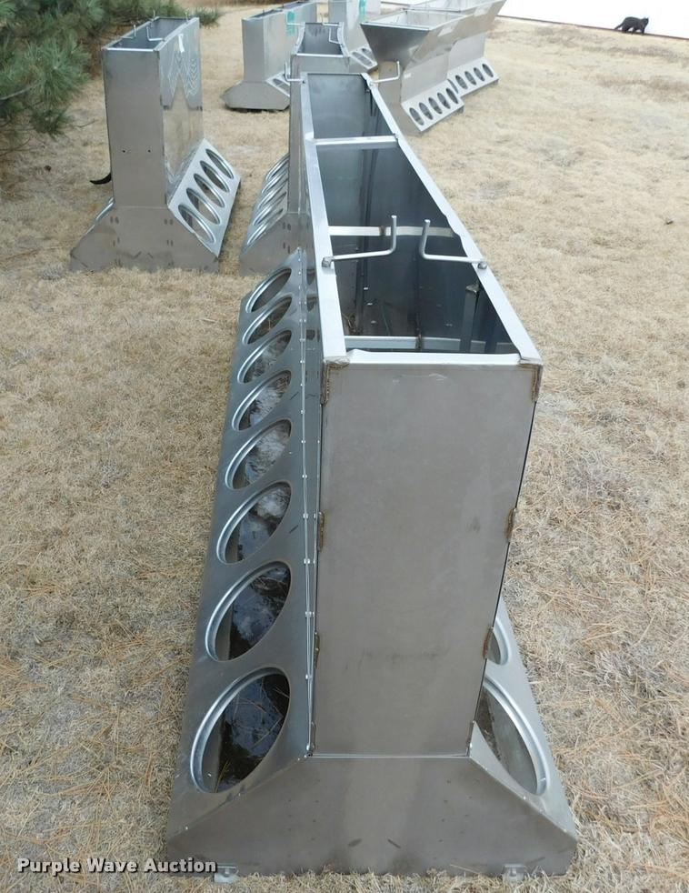 Moore Feed Saver Stainless Steel Hog Feeders Item Di9633