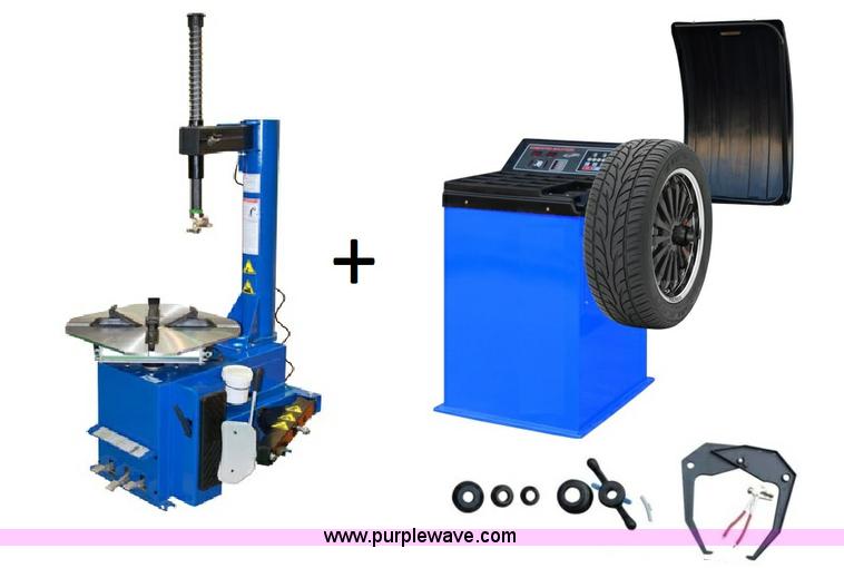 image for item F1012 Tire machine and wheel balancer