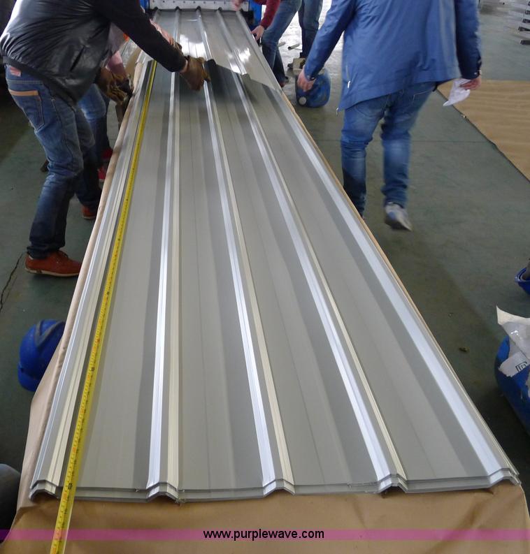 image for item F1041 (70) sheets of steel siding