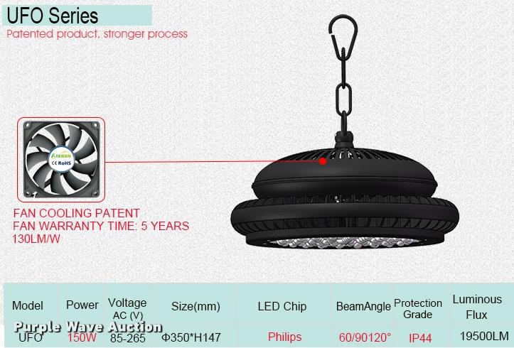image for item F1120 (8) UFO lights with Phillips chip sets