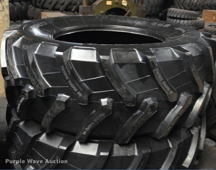 image for item F1130 (2) Tracpro 668 710/70R42 TL radial tires