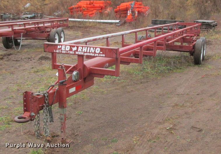 image for item K6195 Red Rhino hay trailer