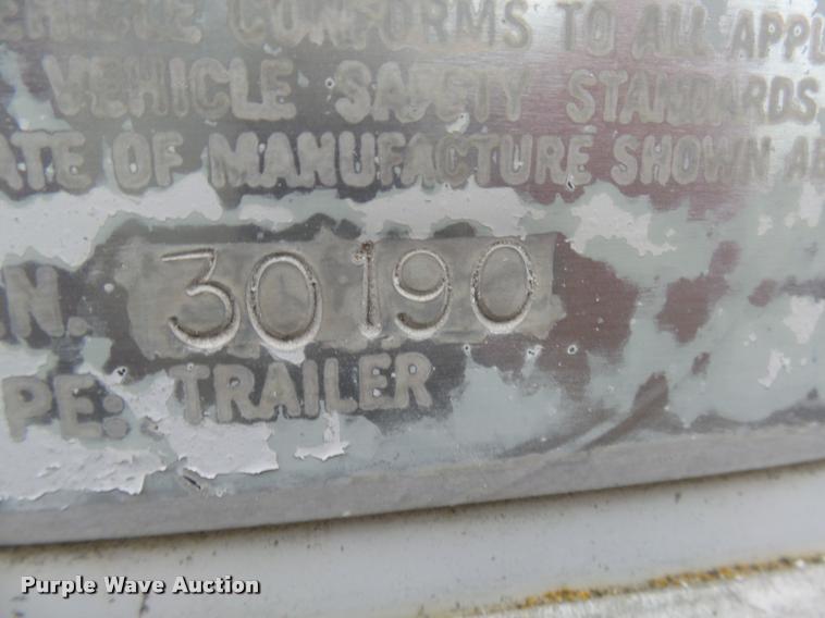 image for item L7185 1974 Timpte grain trailer