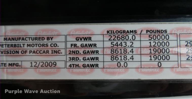 image for item DA2505 2011 Peterbilt 387 semi truck