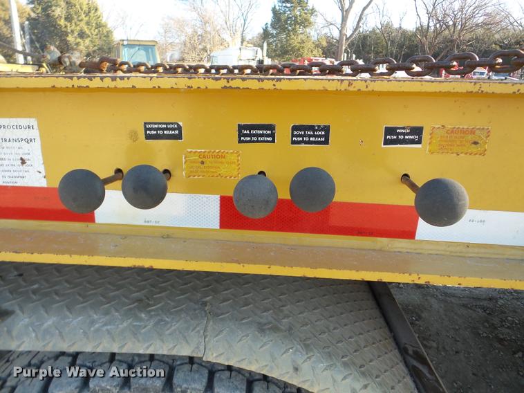 image for item DB5390 1983 Trail King 1350 equipment trailer