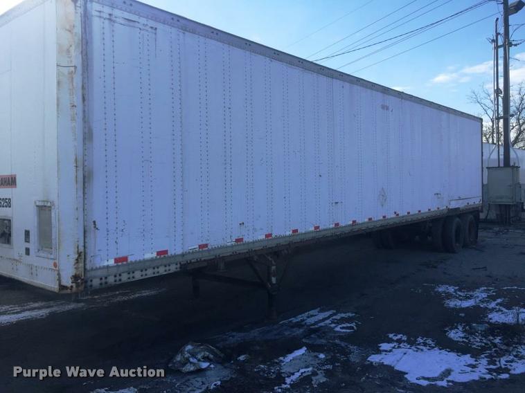 image for item F1154 1985 Brae dry van trailer