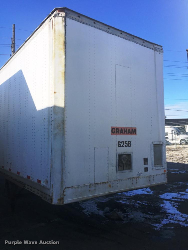 image for item F1154 1985 Brae dry van trailer