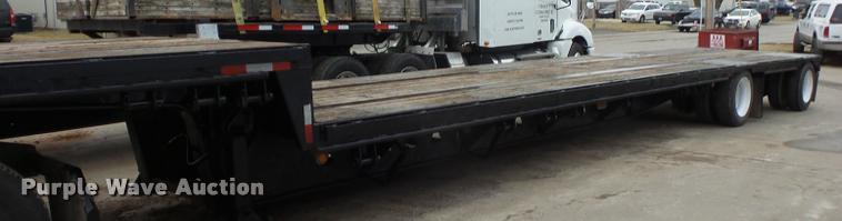 image for item L4503 1992 Trail King drop deck trailer