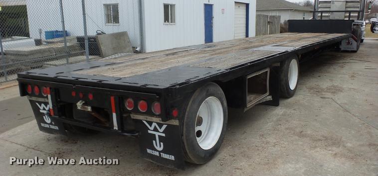 image for item L4503 1992 Trail King drop deck trailer
