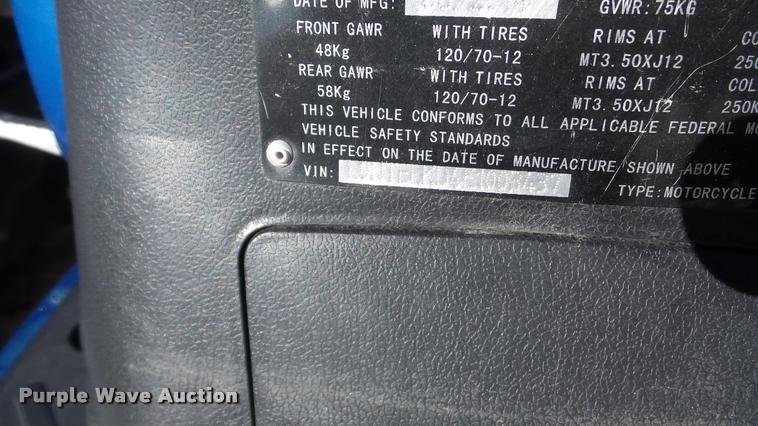 image for item DA0263 2014 Tao Tao moped