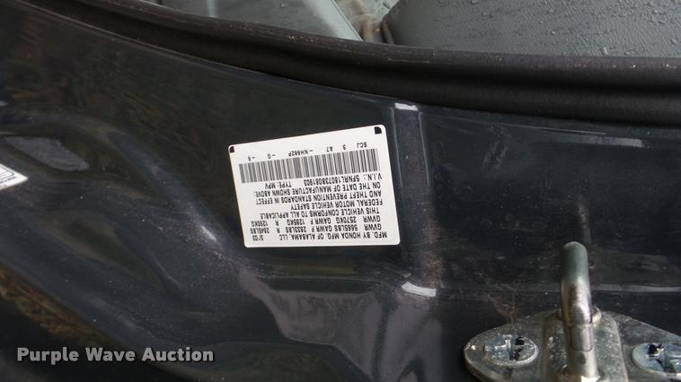 image for item DA2091 2003 Honda Odyssey van