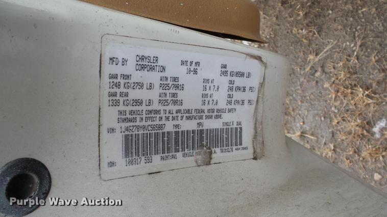 image for item DB2251 1997 Jeep Grand Cherokee SUV