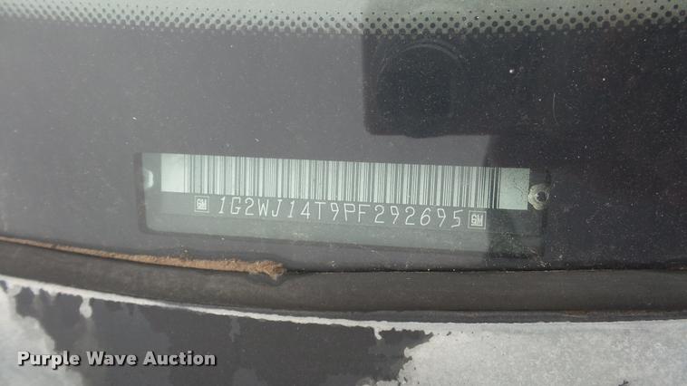 image for item DB2256 1993 Pontiac Grand Prix