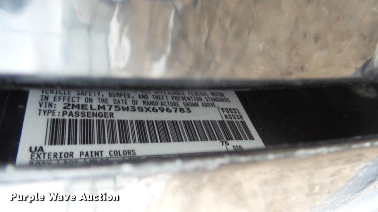 image for item DB2266 1995 Mercury Grand Marquis