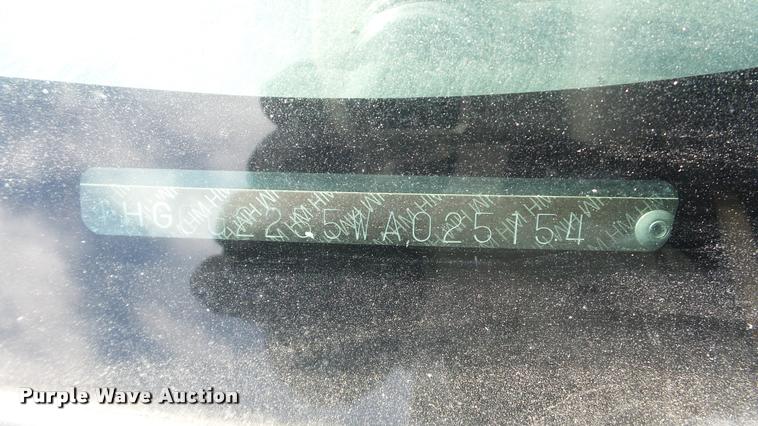 image for item DF9220 1998 Honda Accord