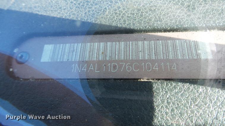 image for item AT9680 2006 Nissan Altima