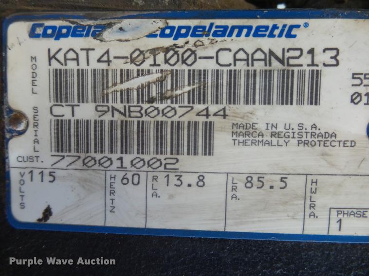 image for item BM9553 Copelmatic air compressor