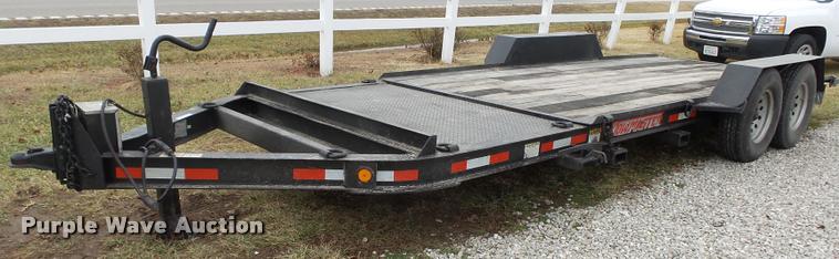 image for item BM9558 2003 Towmaster T-12T tilt deck utility trailer