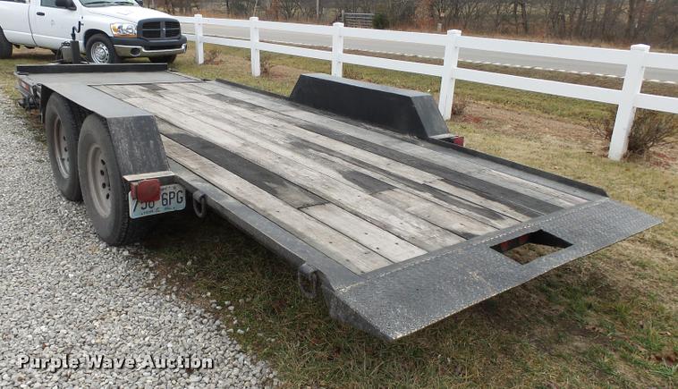 image for item BM9558 2003 Towmaster T-12T tilt deck utility trailer