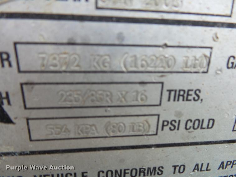 image for item BM9558 2003 Towmaster T-12T tilt deck utility trailer