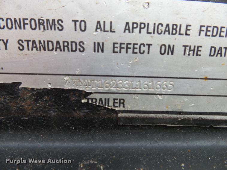 image for item BM9558 2003 Towmaster T-12T tilt deck utility trailer