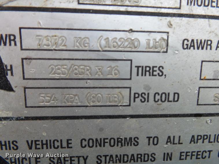 image for item BM9558 2003 Towmaster T-12T tilt deck utility trailer